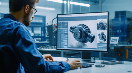 3D Modeling Software and Prototype Parts for Machining Operation on Engineer Workbench