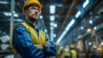 industrial engineer overseeing the implementation of lean manufacturing principles in a production facility