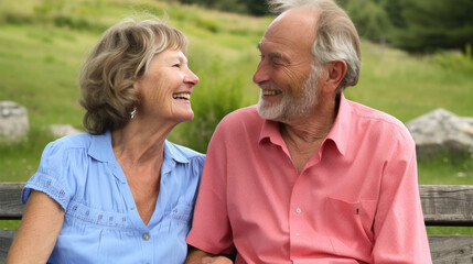 Senior Couple Enjoying Time Together