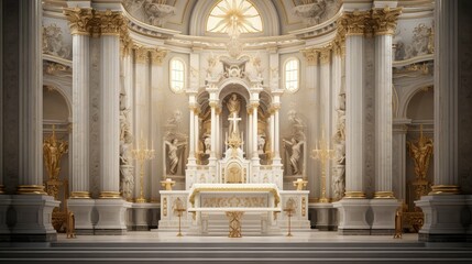 tabernacle catholic church altar - obrazy, fototapety, plakaty