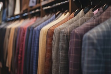 Men s suit coat lineup