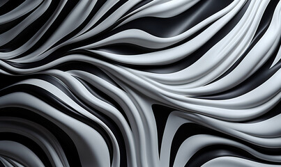 Abstract background, black and white stripes of Zebra.