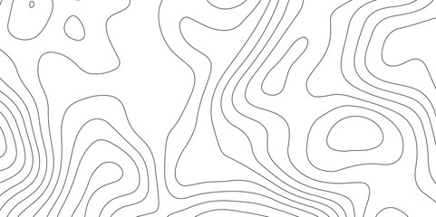 Abstract background of the topographic contours map with geographic line map design .Modern design with white background wavy pattern design. Background for desktop, topology, digital art .