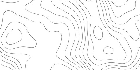 Abstract background of the topographic contours map with geographic line map design .Modern design with white background wavy pattern design. Background for desktop, topology, digital art .