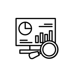 Data icon, logo, shape, symbol, design, icon, bussiness, analysis. 