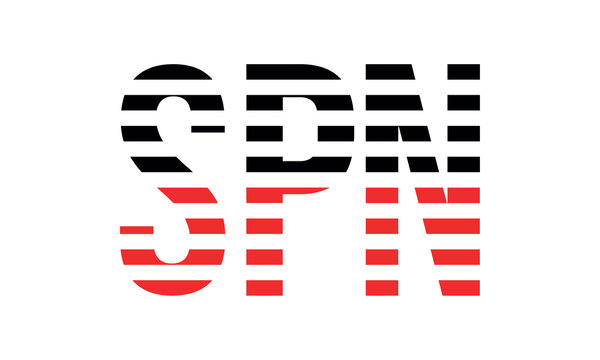 SPN three initial letter iconic line negative space minimal logo design vector template. monogram, abstract, wordmark, business, typography, minimalist, brand, company, flat, modern, unique, simple