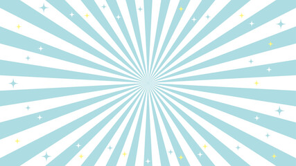 集中線　水色　背景　キラキラ