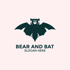 bear and bat logo