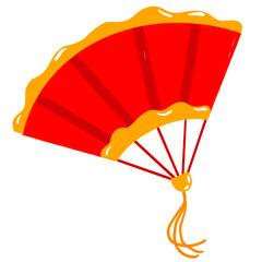 Chinese Fan Illustration