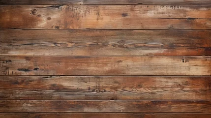 Fotobehang vintage old barn wood wall © PikePicture
