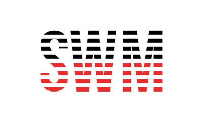 SWM three initial letter iconic line negative space minimal logo design vector template. monogram, abstract, wordmark, business, typography, minimalist, brand, company, flat, modern, unique, simple