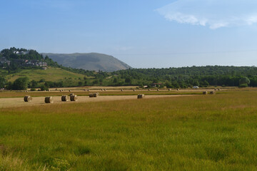 Obraz premium Bicycle path of Roccaraso, Abruzzo, Italy