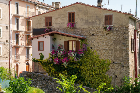 Palena, old town in Abruzzo, Italy