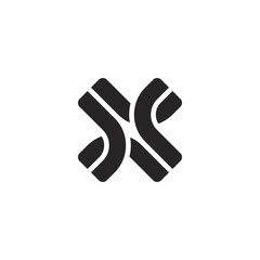 X logo, letter x, initial x logo design