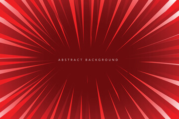 Abstract red geometric shapes background. Minimal red dynamic shapes composition.