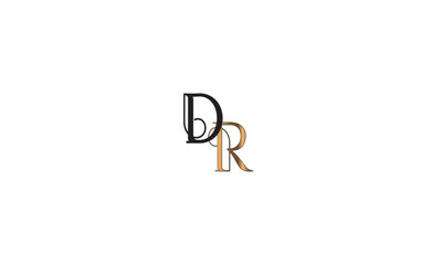 DR, RD, R, D Abstract Letters Logo Monogram	