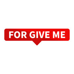 for give me Text In Red Rectangle Shape For Apologize Information Message Announcement Business Marketing Social Media
