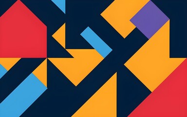 Colorful geometric abstract background