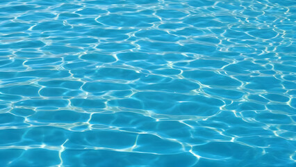 empty blue water banner with copy space beautiful abstract water texture background concept. blue water surface
