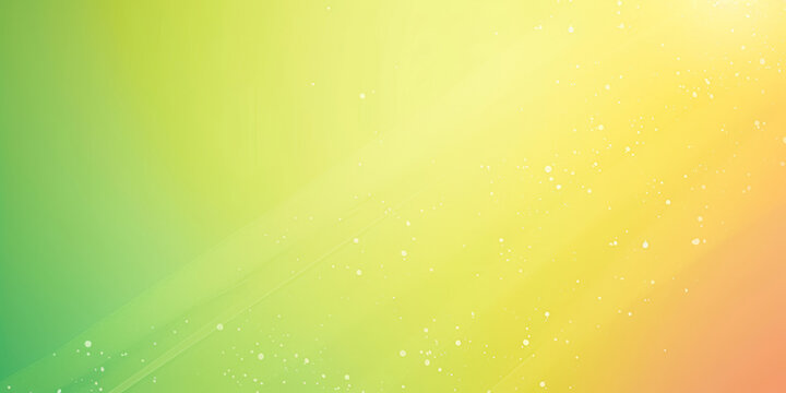 Soft diagonal gradient with speckles from green to warm yellow.