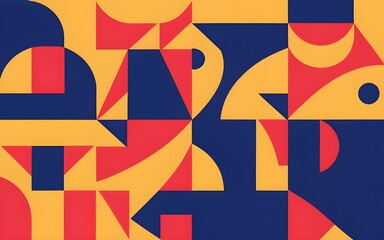 Colorful geometric abstract background