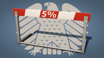 5 Prozent Hürde in Deutschland