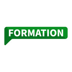 formation Text In Green Rectangle Shape For Strategy Plan Promotion Information Announcement Business Marketing Social Media
