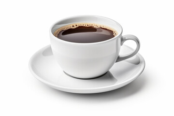 Obraz premium coffee cup isolated on white background