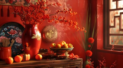Tradition Meets Modernity: Chinese New Year Celebrations in Red Splendor