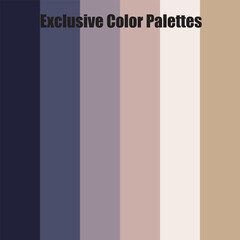 Exclusive color palette Abstract Colored Palette Guide