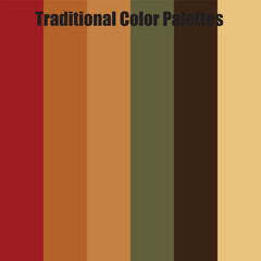 Obraz premium Color Palette Abstract Color Palette