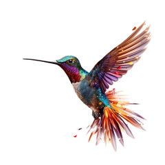Obraz premium hummingbird isolated on transparent background