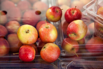 small apples in the market
