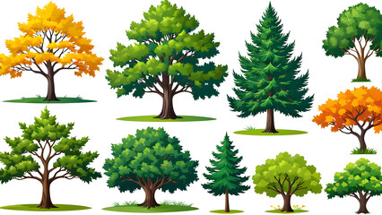 collection of trees