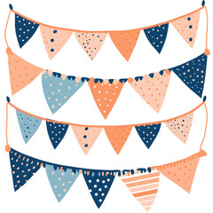 Obraz premium colorful hanging bunting 