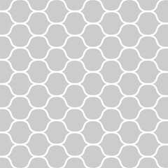 Seamless pattern classic retro fashion white line waves on gray.