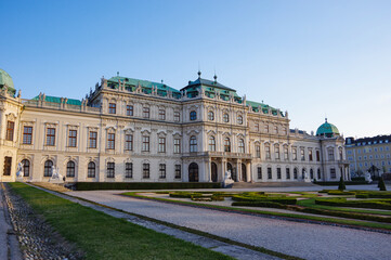 Fototapeta premium photo of the Vienna Belvedere, Vienna, Austria