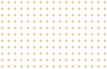 orange ornament on white background