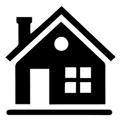 Charming House Vector Icon: Cozy Home Graphics for Real Estate, Property Listings & Architecture Designs