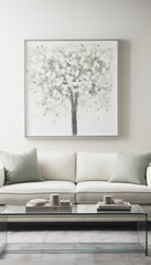 Fototapeta na wymiar Opulent tranquility, elegant pastel living room for a luxurious and serene atmosphere, quiet concept, vertical image