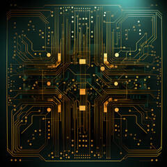 Circuit Network Motherboard - Generative AI