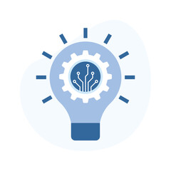 Get your hold on this amazing icon of high tech in flat style