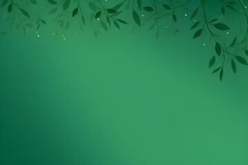 green christmas background made by midjourney