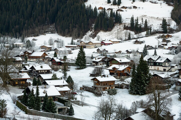 The beautiful Swiss alpine village of Grindelwald
