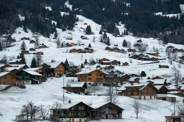 Winter wonderland in Grindelwald, Switzerland
