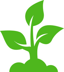 leaf tree eco icon design