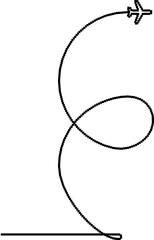 8 bits of airplane routes pixels