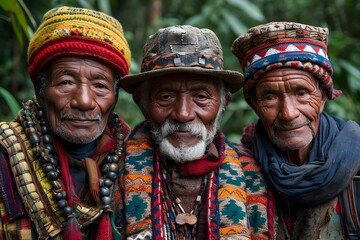 Fototapeta premium portraits individuals from various ethnic backgrounds