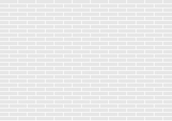 The white wall is a painted brick. Vector background