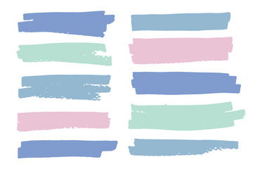 Marker stroke 2, vector illustration